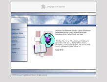 Tablet Screenshot of immanuelfrc.org
